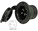 Conntek NEMA 5-20P 20-Amp 125V Charger Inlet with Black Cover
