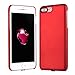 Antye Qi Wireless Charger Charging Receiver Case for iPhone 7 Plus, Matte Coated Finish & Ultra Slim Phone Back Cover Case with Flexible Connector - Red