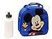 Disney Mickey Mouse Lunch Box Bag with Shoulder Strap and Water Bottle (1) by Unknown
