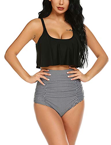 5 ADOME+Waisted+Swimsuits+Control+Cover+Ups