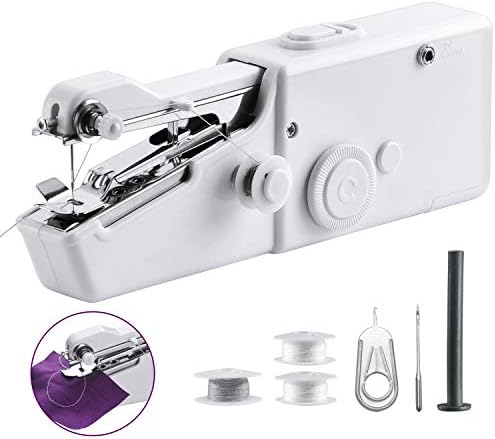 Handheld Sewing Machine, Cordless Handheld Electric Sewing Machine Quick Handy Stitch for Home or Travel