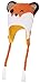 Simplicity Cute & Lovely Cartoon Fox Animal Hat/Cap with Warm Winter Ear Flaps