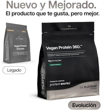 Protein Works | Vegan Protein 360 - Ouro, Creme de Baunilha, 2 kg