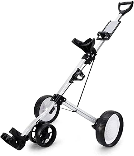 TUHFG Golf Push Cart Golf Trolley 4-Wheel, Golf Push Cart with Kettle Stand Scoreboard Golf Cart Light Trolley, Easy Carry and Fold Golf Pull Trolley (Color : Black) TUHFG Golf Push Cart Golf Trolley 4-Wheel, Golf Push Cart with Kettle Stand Scoreboard Golf Cart Light Trolley, Easy Carry and Fold Golf Pull Trolley (Color : Black)