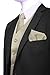 Guytalk Mens Solid Tuxedo Suit Vest, Tie and Hanky Set(30 Colors)