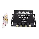 Hanperal 1 to 4 Car DVD LCD Tv Monitor Video Amplifier Booster Distribution RCA Splitter
