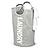 DOKEHOM 82L Large Laundry Basket (6 Colors), Collapsible Fabric Laundry Hamper, Foldable Clothes Bag, Folding Washing Bin (Grey, L)