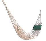 Oak N' Oak Comfortable Sleeping Hanging Hammock, Single Person Use - South American