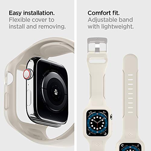 Spigen Liquid Air Pro Designed for Apple Watch Band with Case for 40mm  Series 6/SE/5/4 - Soft White | Pricepulse