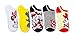 NEW ITEM Disney Minnie Mouse Ladies and Teens Retro 5 pk no show socks
