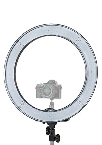 Prismatic led halo ring light