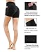 Dragon Fit High Waist Yoga Shorts for Women with 2 Side Pockets Tummy Control Running Home Workout Shorts