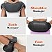 Shiatsu Neck and Shoulder Massager Kneading Massage Therapy Pillow with Heat to Relieve Sore Muscles, Stiffness, Back and Fibromyalgia Pain Perfect for Car and Office Chair Massagers