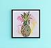 Leisure Arts - Diamond Art Sparkle Art Diamond Paint by Number Pineapple Kit – 5D Pixel Painting DIY Arts and Crafts for Kids Canvas Wall Decor