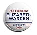 Elizabeth Warren for President 2020 - Set of 6 Campaign Buttons (Warren-All)