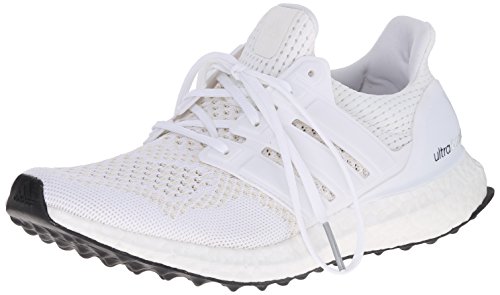 adidas Performance Women's Ultra Boost Running Shoe,White/White/Silver,8.5 M US
