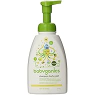 Babyganics Baby Shampoo Plus Body Wash, Chamomile Verbena, 16 Ounce