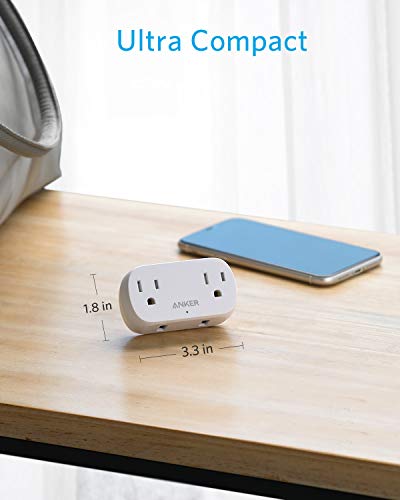 Anker Outlet Extender with USB Wall Plug, PowerExtend USB Plug 2 Mini Wall Charger with 2 Outlets, 2 USB Ports, and… - Image 4