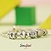SOUFEEL Swarovski Hearts Love Charm 925 Sterling Silver Charms European Bracelets