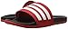 adidas Women's Adilette Ultra Slides Athletic Sandal, Scarlet/White/Core Black, 8