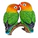 Hi-Line Gift Ltd. Parrots On Branch Statue