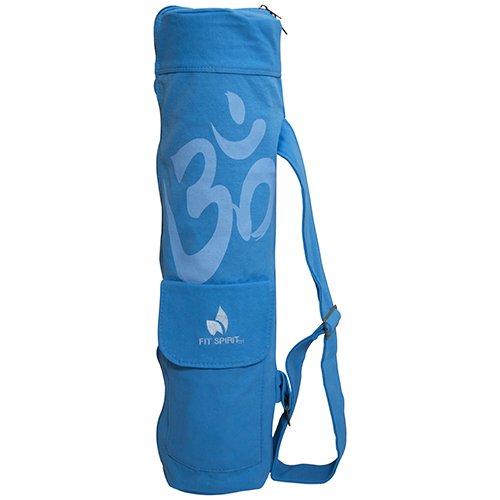 FIT SPIRIT Exercise Yoga Mat Gym Bag with 2 Cargo Pockets