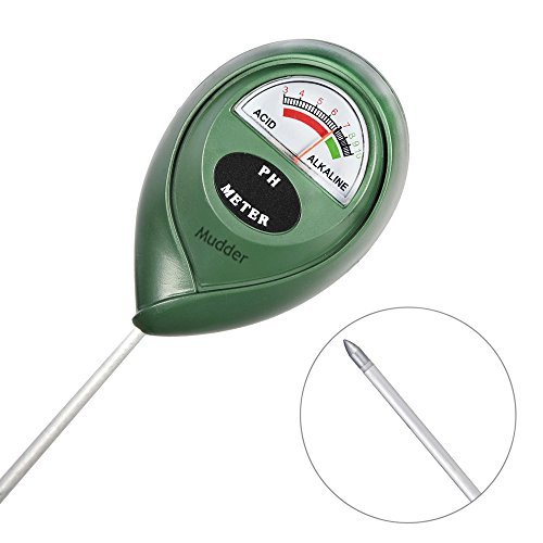 Mudder Soil pH Meter, Suitable for Testing pH Acidity & Alkalinity of Gardening, Farming, Batteries No Required
