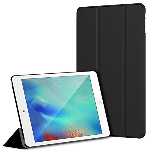JETech Apple iPad Mini 1/2/3 Case Slim-Fit Folio Cover with Self Stand and Auto Sleep/Wake (Black)
