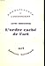 L'ORDRE CACHÉ DE L'ART by 