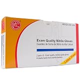 Genuine First Aid Nitrile Exam Gloves, 2 Pair/Box