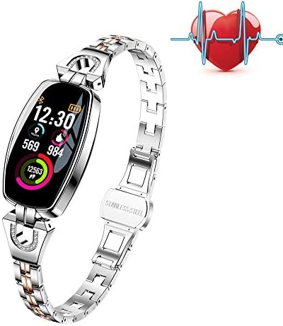 Fitness Activity Tracker Watch Smart Heart Rate Monitor Bracelet Watch with 0.96inch Touch Screen Wearable Step Counter Sleep Blood Monitor for Android iOS Men Women