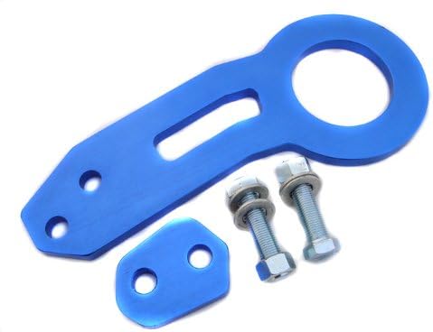 Fastwayracer TH-R-BL, JDM FWR Blue CNC Aluminum Towing Rear Tow Hook