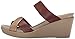 Crocs Women's Leigh-Ann Leather Wedge Sandal