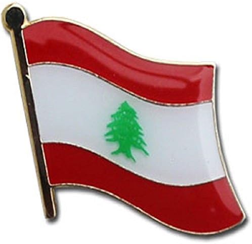 Wholesale Pack of 50 Lebanon Country Flag Bike Hat Cap lapel Pin