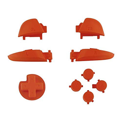 eXtremeRate Orange Repair ABXY D-pad ZR ZL L R Keys for Nintendo Switch Pro Controller, Glossy DIY R - //coolthings.us