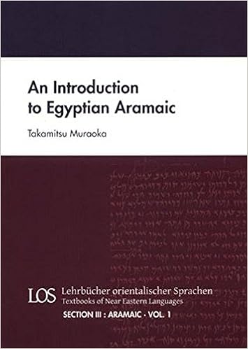 An Introduction To Egyptian Aramaic Lehrbucher - 