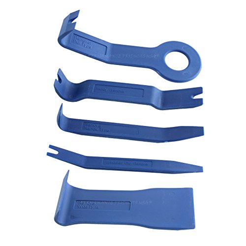 Click Here to See More Images JC Performance Plastic Interior Wedge Tool - Automotive Trim tool (5 Piece, Blue)