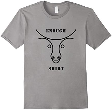 Mens Enough Bull Shirt 2XL Slate