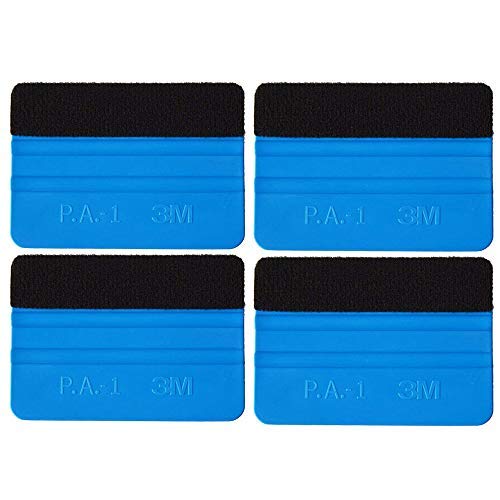4 Pack Felt Squeegee Wrapping Tool, RESNSTAR 4'' Inch Premium Scratch