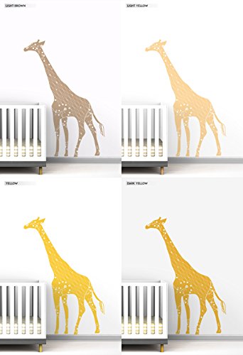 Cornet Giraffe Baby Nursery Wall Decal by LittleLion Studio