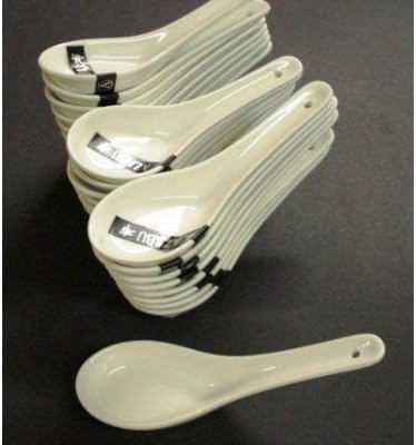 JapanBargain Chinese Soup Spoons, box of 24