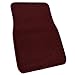 4 Pc Universal Carpet Car Mats w/Heel Pad + Little Tree (Vanilla)