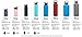 Simple Modern 14 oz Summit Water Bottle + Extra Lid - Vacuum Insulated Powder Coated Skinny Rambler 18/8 Stainless Steel Flask - White Hydro Travel Mug - Winter White