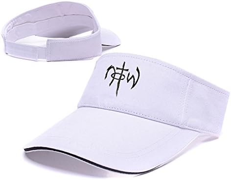 BARONL NOTW Not of This World Adjustable Visor Cap Embroidery Sun Hat Sports Visors White Apparel