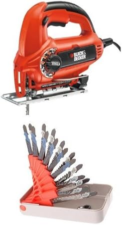 Black Decker Ks800s Scie Sauteuse Autoselect 520 W Pack 16 Lames Piranha X28160 Amazon Fr Bricolage