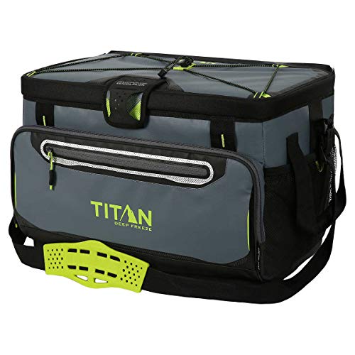 Arctic Zone Titan Deep Freeze 16 Can Zipperless Cooler, (Gray & Green)