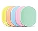 YABINA 5PCS Natural Compressed Essential BIG Oval Shape Soft Powder Puff Make Up Cosmetic Facial Cleansing Exfoliating Sponge Puff