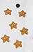 Non Slip Bathtub Stickers for Baby Bath Tub - Soft & Safe Vinyl Sticker, 6 pack, Starfish
