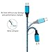 Android Charger Cable, FiveBox 3-Pack 6ft Micro USB Cable Cord Braided Fast Charging Phone Charger for Samsung Galaxy J3 J7 S6 S7 Edge, Tablet, LG stylo 2/3 LG G3 G4 V10 K20 Plus, Blu, Kindle Fire 7 8
