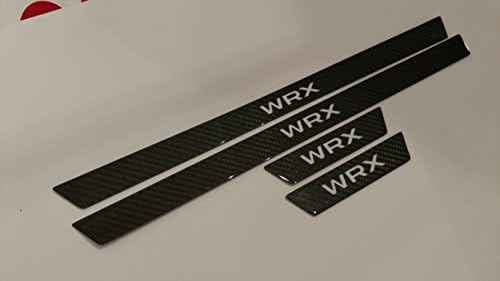 Subaru Carbon Fiber Door Sill Inserts 2015 - 2018 WRX Only (White)